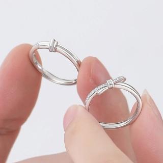 【MoonDy】對戒 細戒指 純銀戒指 情侶對戒 開口戒指 男戒指 銀戒指 女戒指 ins戒指 輕奢戒指 女生飾品