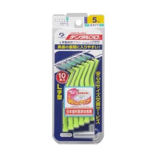 【JACKS】日本 DENTALPRO L型牙間刷5號-L(10入裝/平輸商品)