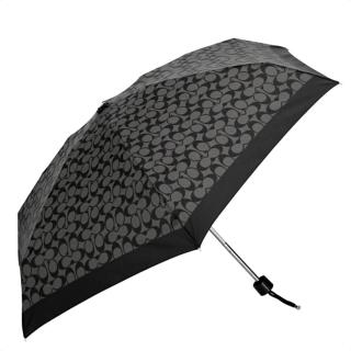 【COACH】時尚經典輕量型晴雨傘(黑)