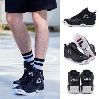 【FILA官方直營】男鞋 GRANT HILL 2 籃球鞋 運動鞋-黑(1-B025Y-014)