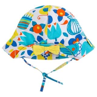 【tuc tuc】女童 藍黃彩印花遮陽帽 46-54cm MI9443(tuctuc baby 帽子)