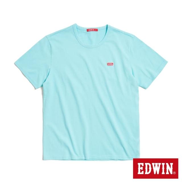 【EDWIN】男裝 人氣復刻款 經典小紅標徽章短袖T恤(淺綠色)