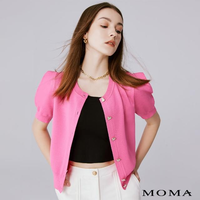【MOMA】優雅五分袖針織外套(兩色)