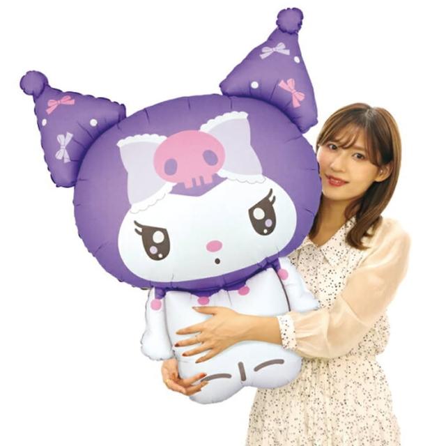 【SANRIO 三麗鷗】Sanrio 三麗鷗 生日派對造型氣球 80cm  酷洛米 美樂蒂 大耳狗(還有蝴蝶結版唷)