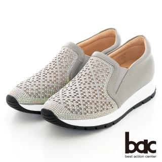 【bac】透氣沖孔排鑽休閒鞋(灰色)