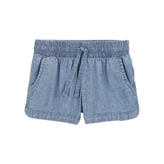 【Carter’s】藍色居家休閒綁帶短褲(原廠公司貨)