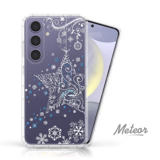 【Meteor】Samsung Galaxy S24+ 奧地利彩鑽空壓防摔手機殼-雪花之星(多鑽版)