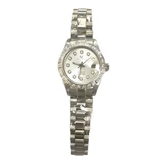 【ROSDENTON 勞斯丹頓】公司貨R1 黃金典藏 銀色機械腕錶-女錶-錶徑25mm(96233LH-2W)