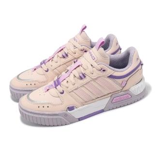 【adidas 愛迪達】休閒鞋 D-Pad 男鞋 女鞋 粉 紫 皮革 低筒 復古 運動鞋 愛迪達(HQ7006)