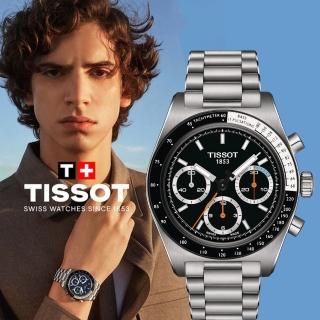 【TISSOT 天梭】官方授權 PR516 手動上鍊機械錶 計時手錶 男錶 母親節 禮物(T1494592105100)