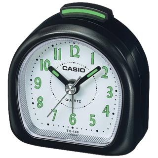 【CASIO 卡西歐】指針型電子音鬧鈴鬧鐘(TQ-148-1DF)