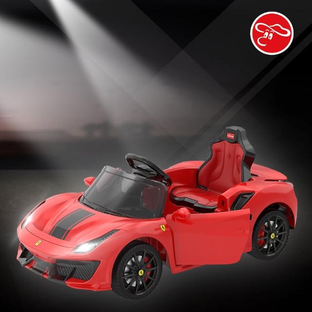 【瑪琍歐】2.4G Ferrari 488 PISTA SPIDER 授權遙控童車/82900-2R(Ferrari原廠授權)