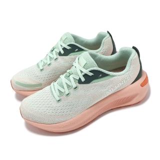 【MERRELL】越野跑鞋 Morphlite 女鞋 綠 粉 網布 回彈 抓地 耐磨 郊山 健行 運動鞋(ML068140)