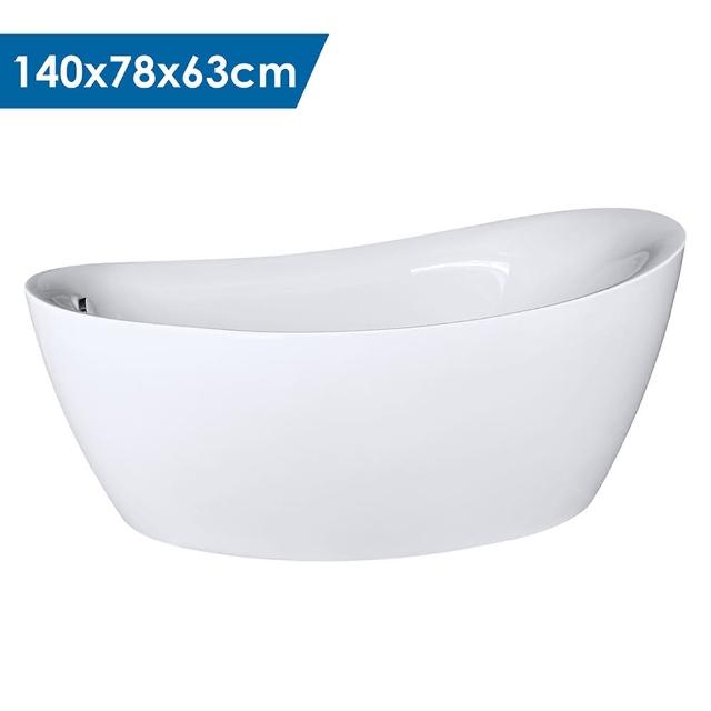 【HOMAX】獨立浴缸-光雕系列 140公分(不含安裝)