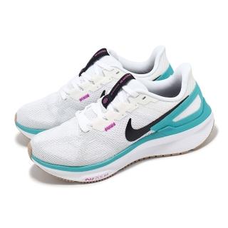 【NIKE 耐吉】慢跑鞋 Air Zoom Structure 25 女鞋 白 綠 支撐 氣墊 穩定 路跑 運動鞋(DJ7884-103)