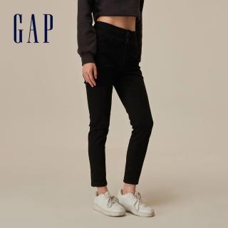 【GAP】女裝 高腰緊身牛仔褲-黑色(798882)