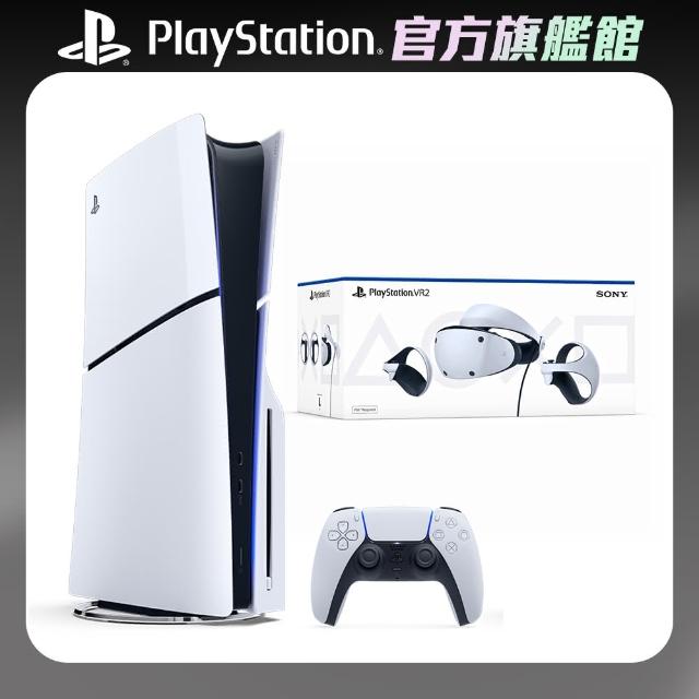 SONY 索尼】New PS5 光碟版主機(PS5 Slim)+PS VR2 頭戴裝置- momo購物