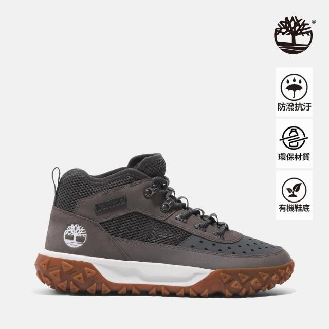 【Timberland】男款灰色 Greenstride Motion 6 中筒健行鞋(A6A98Y55)