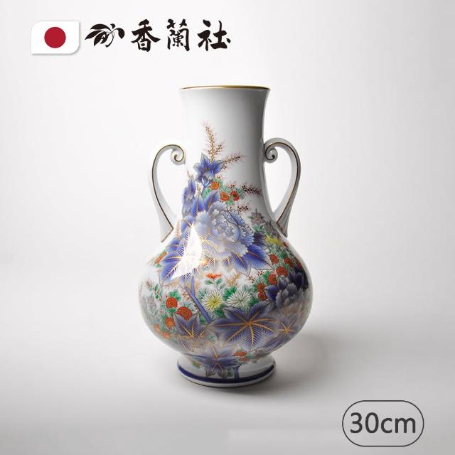 【香蘭社】花瓶/芙蓉淡彩菊/雙耳/30cm(日本皇家御用餐瓷) - momo 