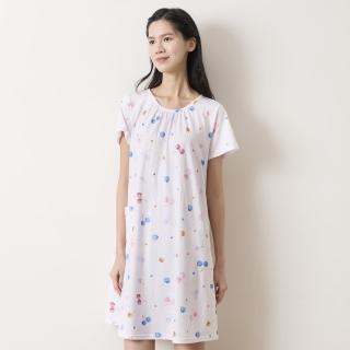 【Wacoal 華歌爾】睡衣-仕女系列 M-L針織竹節紗櫻桃洋裝 LWZ37841RY(玫瑰粉)