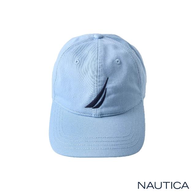 【NAUTICA】夏日繽紛品牌LOGO棒球帽(藍色)