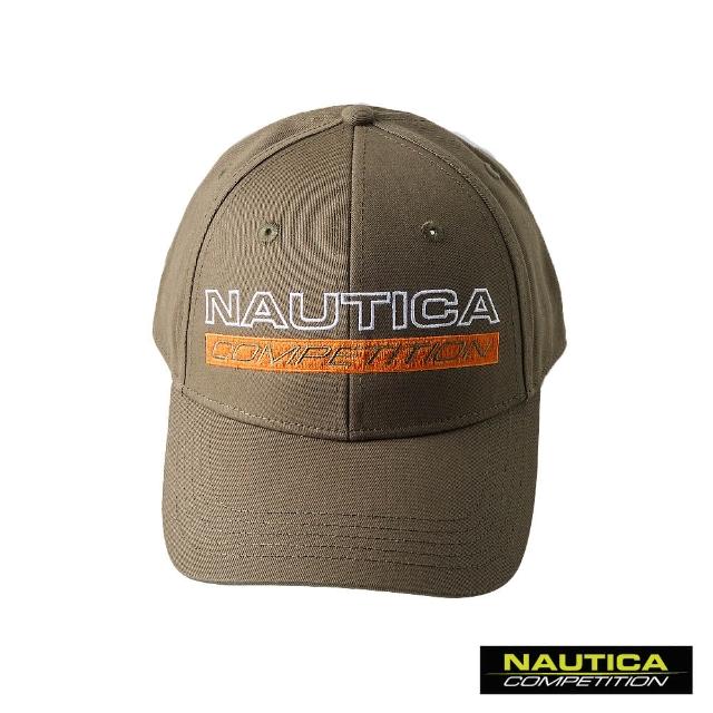 【NAUTICA】COMPETITION品牌LOGO刺繡棒球帽(橄欖綠)