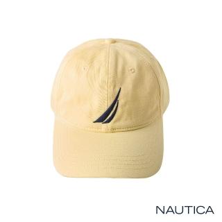 【NAUTICA】夏日繽紛品牌LOGO棒球帽(黃色)