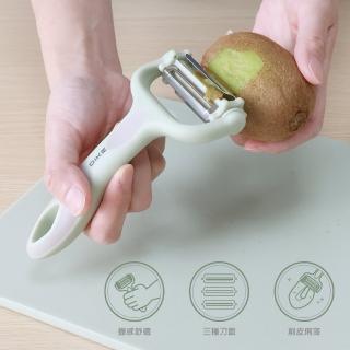 【DIKE】Chef多功能削皮器 削皮刀 刨刀 去皮 廚房 廚具 蔬果 料理(HKT201GN)