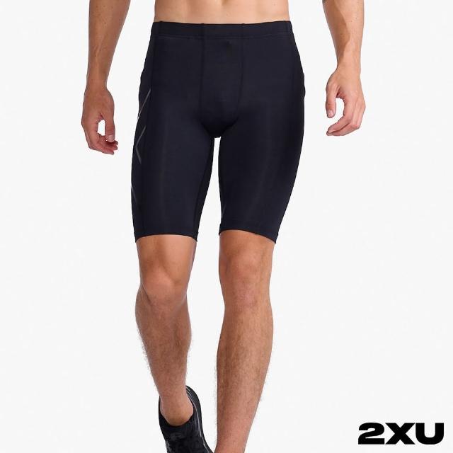 【2XU】男 基礎壓縮短褲(黑)