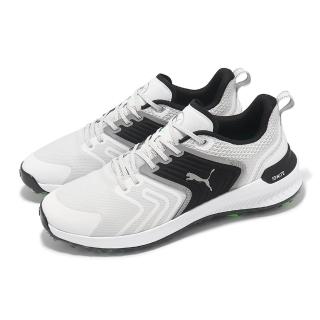 【PUMA】高爾夫球鞋 Ignite Innovate 男鞋 白 黑 銀 防水鞋面 鞋釘 運動鞋(379431-02)