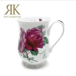 【英國ROY KIRKHAM】English Rose英倫玫瑰系列320ml骨瓷牛奶杯(英國製造進口)