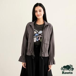 【Roots】Roots 女裝- ESSENTIAL BREAKER外套(灰色)