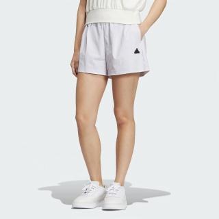 【adidas 愛迪達】短褲 女款 運動褲 TECH WV SHORTS 白 IM8828(L4883)