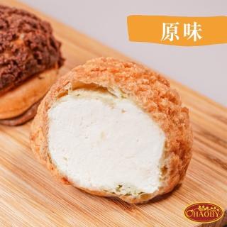 【CHAOBY 超比食品】甜點夢工廠-原味桃酥泡芙7入禮盒(75g/入)