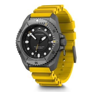 【VICTORINOX 瑞士維氏】DIVE PRO系列 鈦金屬 潛水石英腕錶 禮物推薦 畢業禮物(VISA-241992)