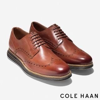 【Cole Haan】OG WINGTIP OX 翼尖雕花 正裝牛津男鞋(咖啡-C26472)