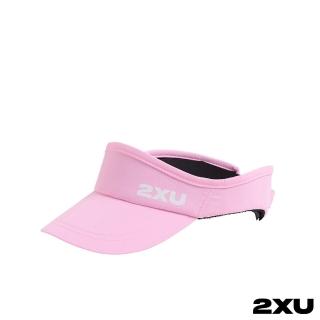 【2XU】慢跑中空帽 可調式(淺粉/白)
