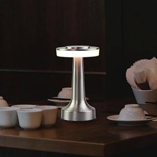 【alit】FARO：LED金屬氣氛桌燈 夜燈 拜登同款 - 極光銀