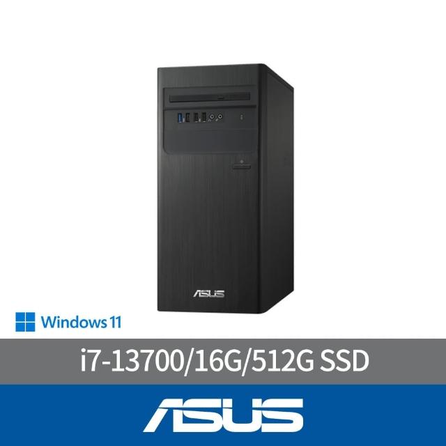 ASUS 華碩】i7十六核電腦(i7-13700/16G/512G SSD/W11/H-S500TE