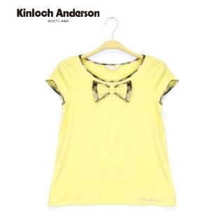 【Kinloch Anderson】大蝴蝶結短袖上衣 金安德森女裝(KA0355310)