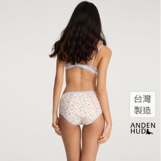 【Anden Hud】XXL 花季．高腰生理褲(和風米-春日細雨)
