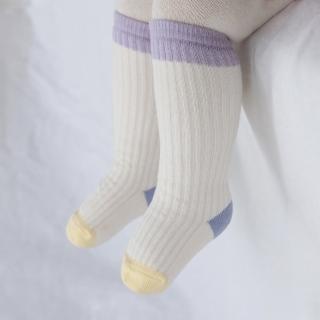 【Happy Prince】韓國製 Poody撞色風嬰兒童中筒襪(寶寶襪子高筒襪半統襪長襪)
