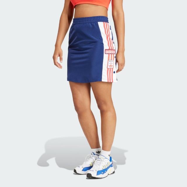 【adidas 愛迪達】ADICOLOR ADIBREAK 運動短裙(IU2469 運動短裙 ORIGINALS 藍)