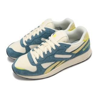 【REEBOK】休閒鞋 DL5000 男鞋 藍 米白 Energy Pack 麂皮 緩衝 復古 運動鞋(100200785)