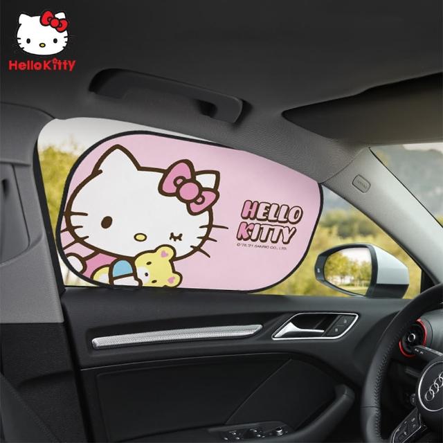 【HELLO KITTY】凱蒂貓車用遮陽簾車窗式遮陽板(車窗遮陽防曬 隔熱)