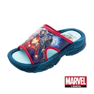 【Marvel 漫威】童鞋 復仇者聯盟 拖鞋/穿脫方便 台灣製 藍(MRKS36006)