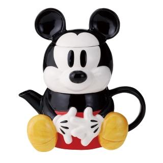 【sunart】迪士尼 米奇家族 米奇造型陶瓷茶具組 茶壺&茶杯(餐具雜貨)