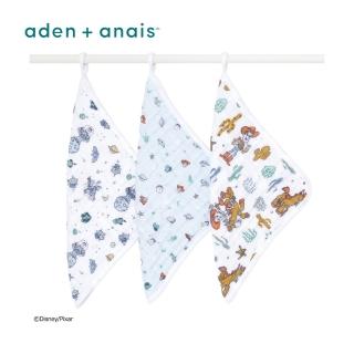 【aden+anais】迪士尼經典方巾3入(2款)