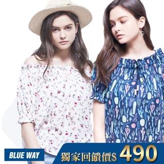 【BLUE WAY】【BLUE WAY】男裝 女裝 個性 短袖 上衣_多款任選
