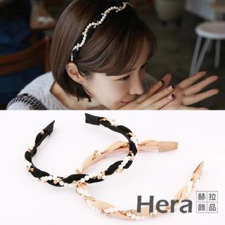 【HERA 赫拉】ll現貨ll韓國鑲鑽珍珠髮箍-2色 H11008092(現貨瘋搶中)